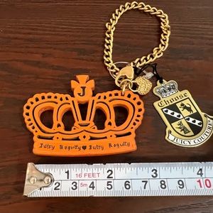 Juicy Couture Crowns key chain
